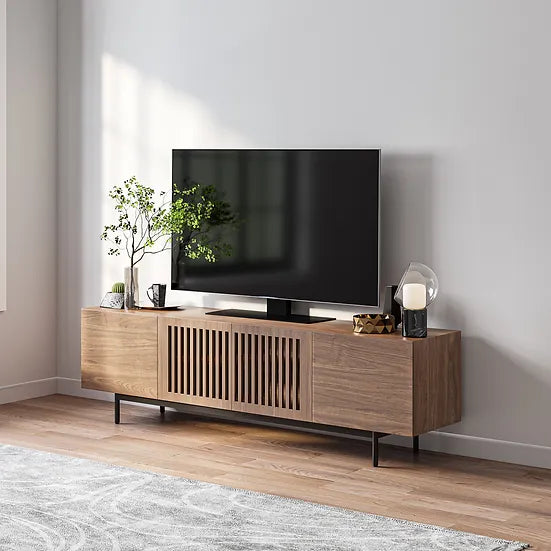 Mid Town Dark Wood 71" TV Stand