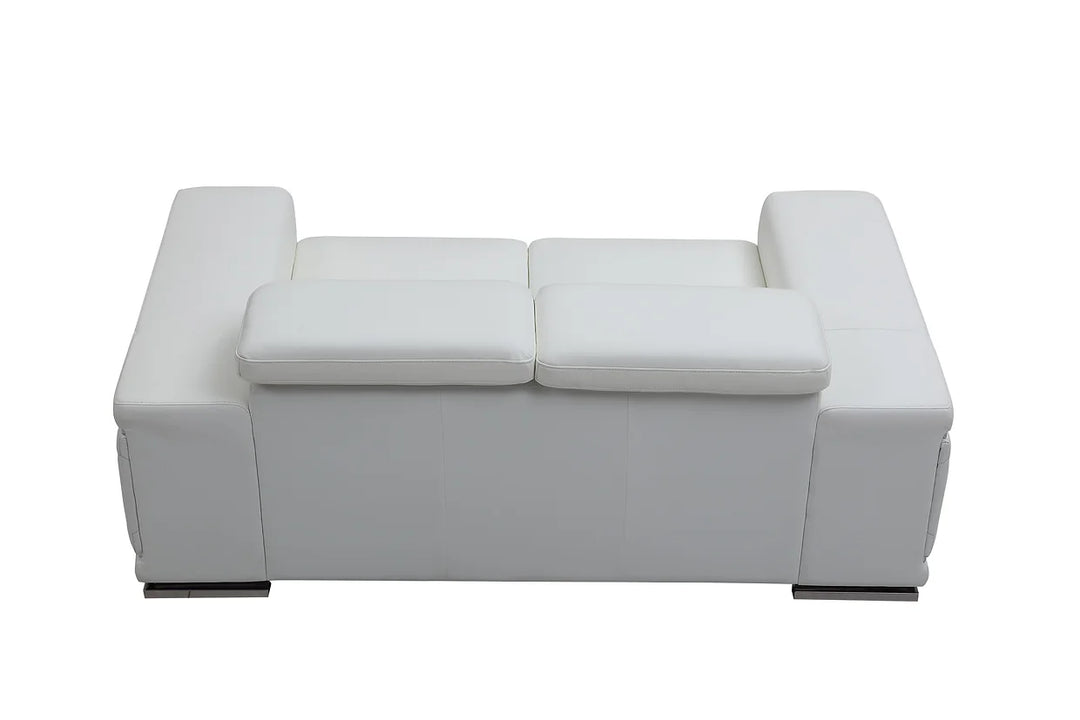 Adrian Italian Leather Sofa Set