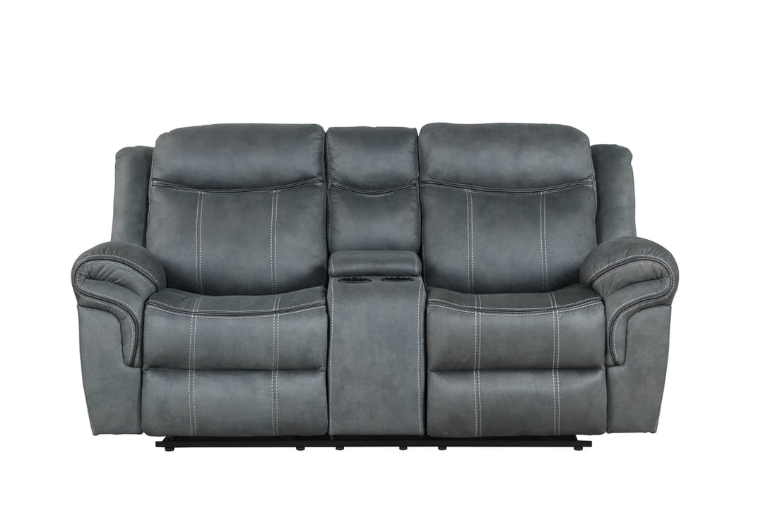 Andres Grey 3-Piece Reclining Sofa Set