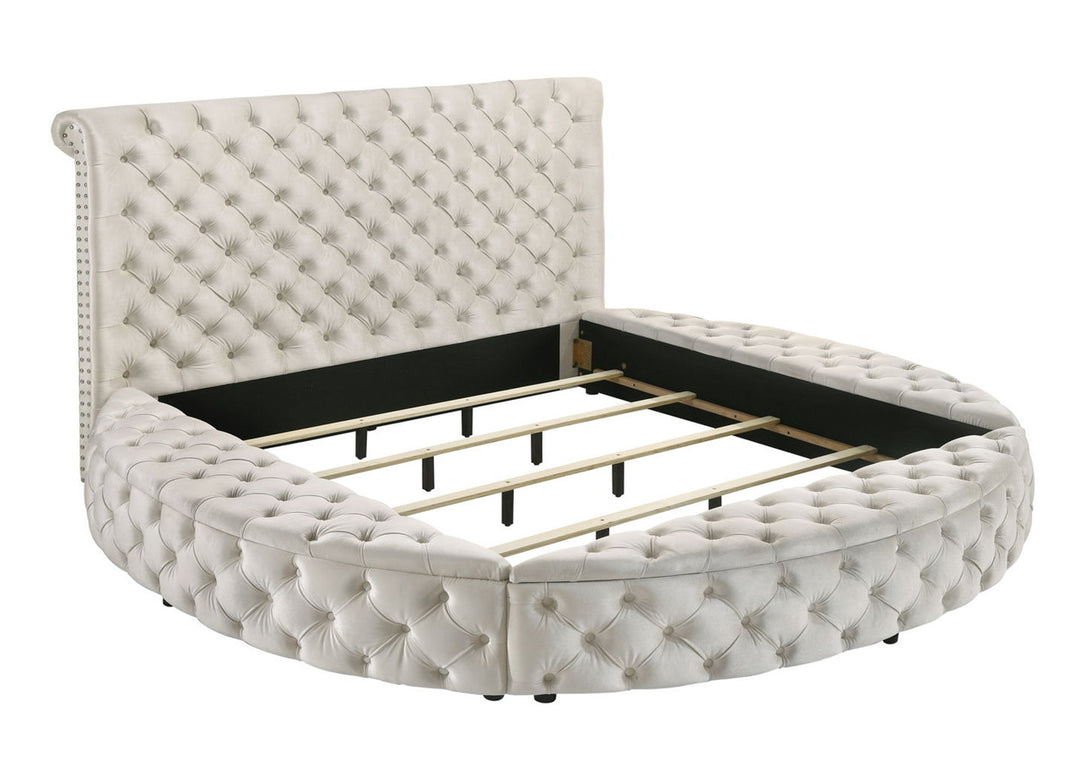 Brigitte Ivory Storage Bed