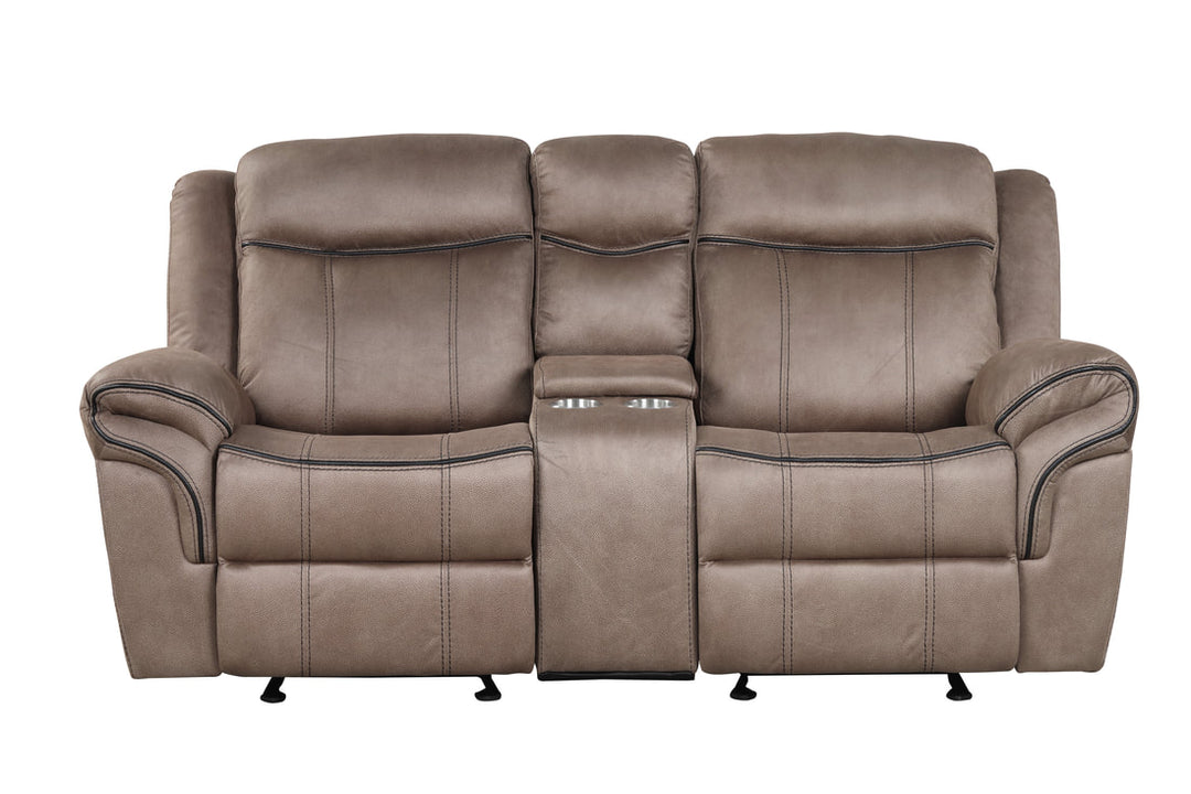 Andres Brown 3-Piece Reclining Sofa Set