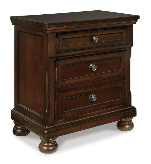 Rustic Brown 5-Piece Bedroom Set (Bed, Dresser, Mirror, Chest & Nightstand)