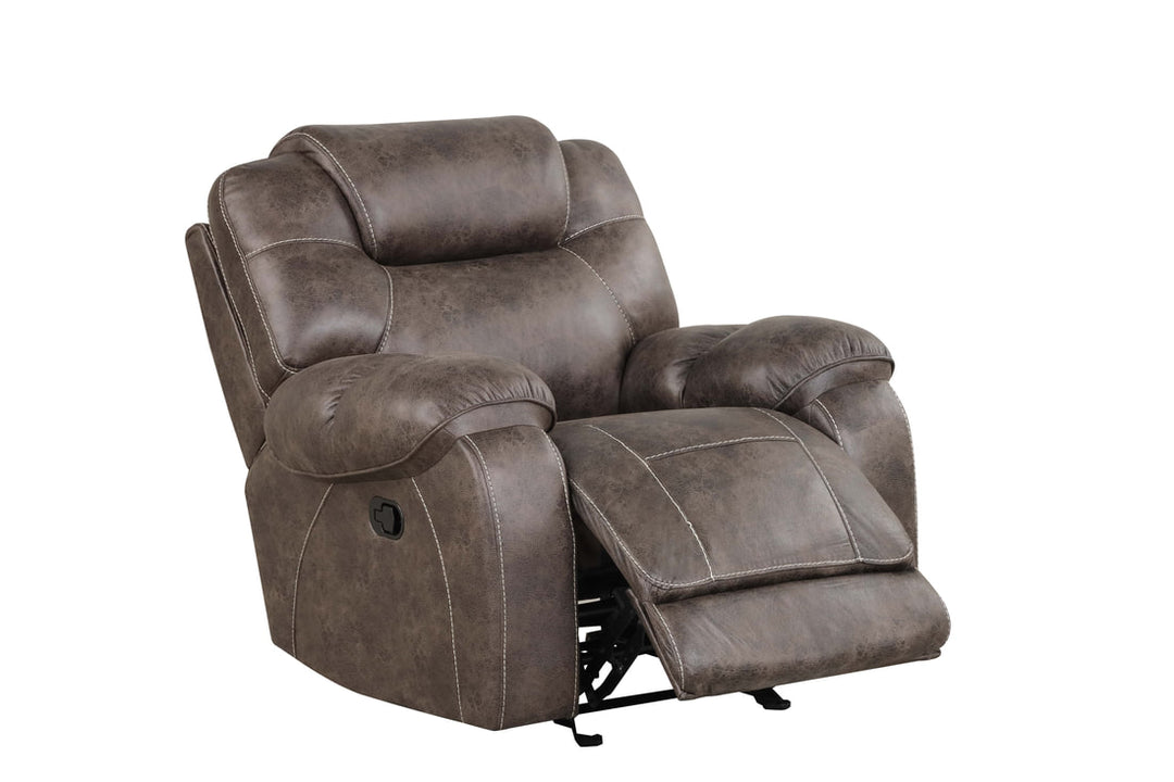 Madrid Chocolate 3-Piece Reclining Sofa Set