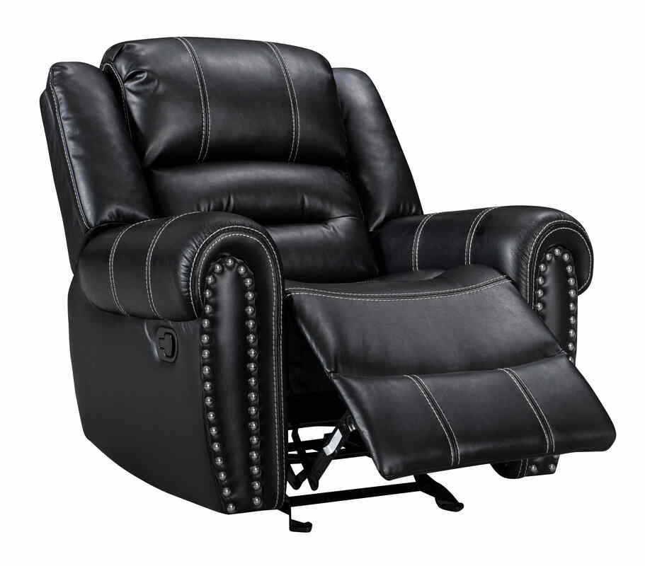 Lexington 3-Piece Black Reclining Sofa Set