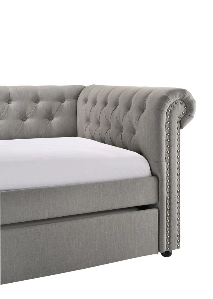 Ellie Dove Gray Daybed with Trundle