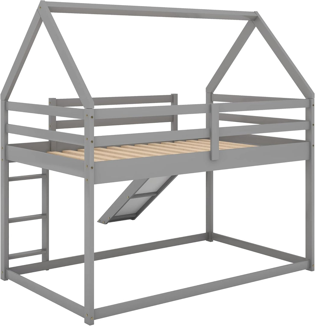 House Bunk Bed Twin Over Twin