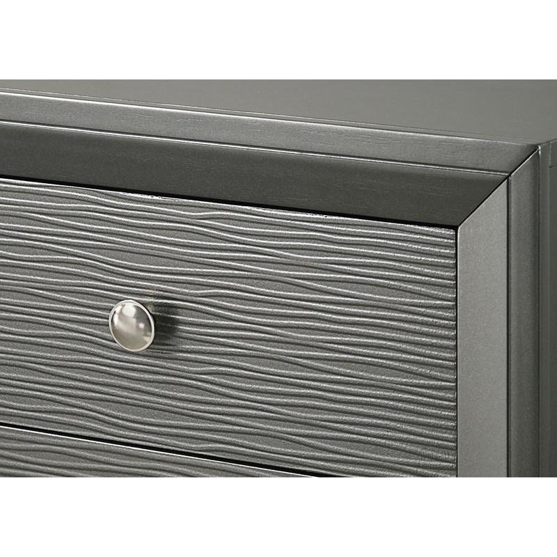 Denker Gunmetal Youth Bedroom Set