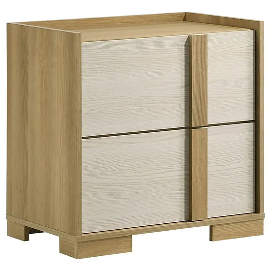 Maya Natural/ New White  Panel Bedroom Set NE