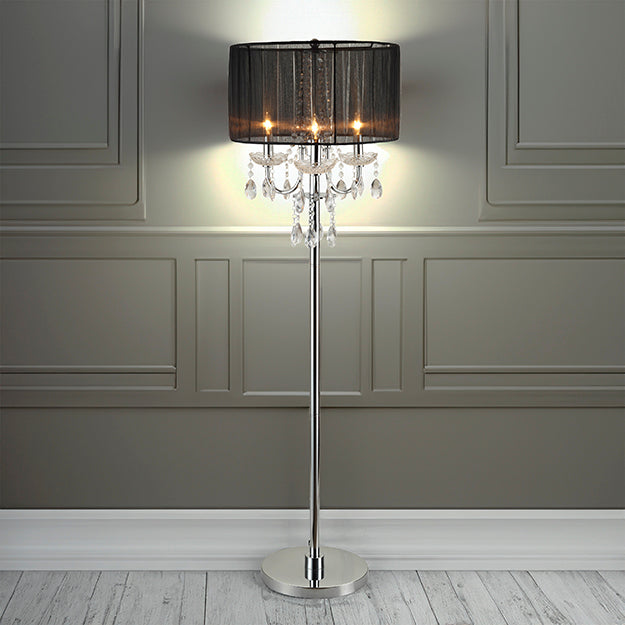 CM 6121-F CHANDELIER FLOOR LAMP 62.5"H