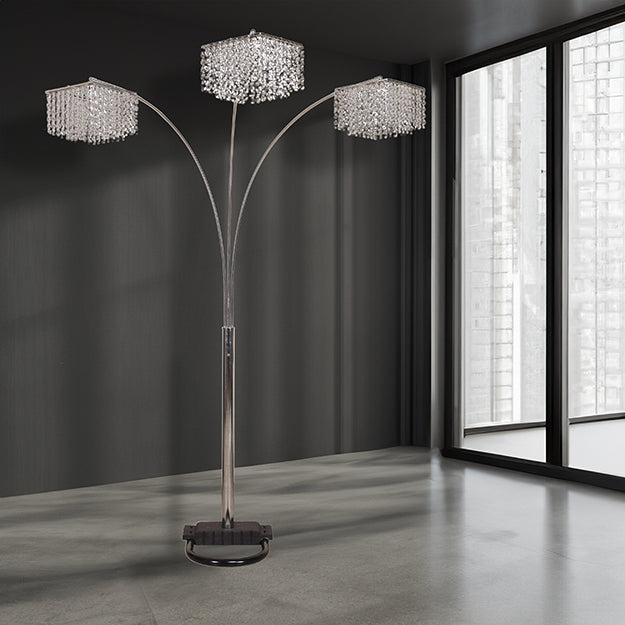 CM 6217F-SV FLOOR LAMP