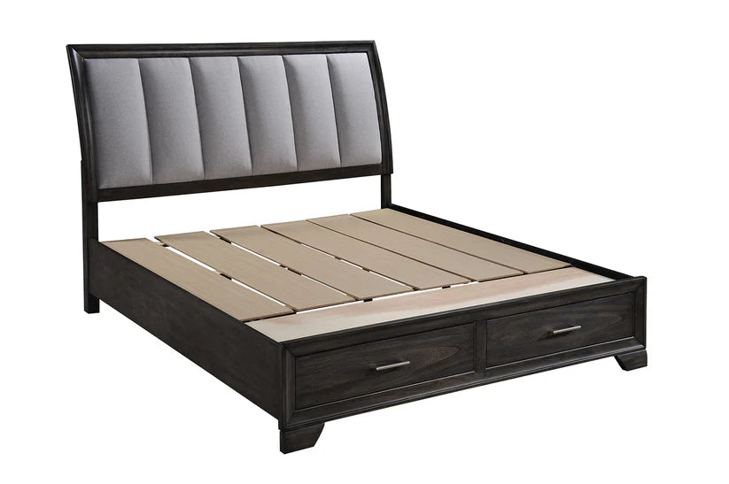 Jaymes Gray Storage Platform Bedroom Set