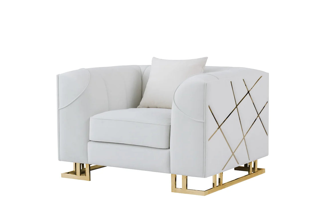 Designer Off white Sofa Set