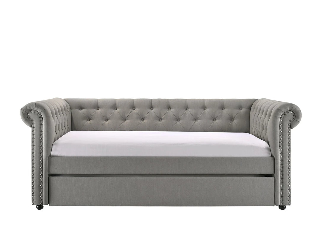 Ellie Dove Gray Daybed with Trundle