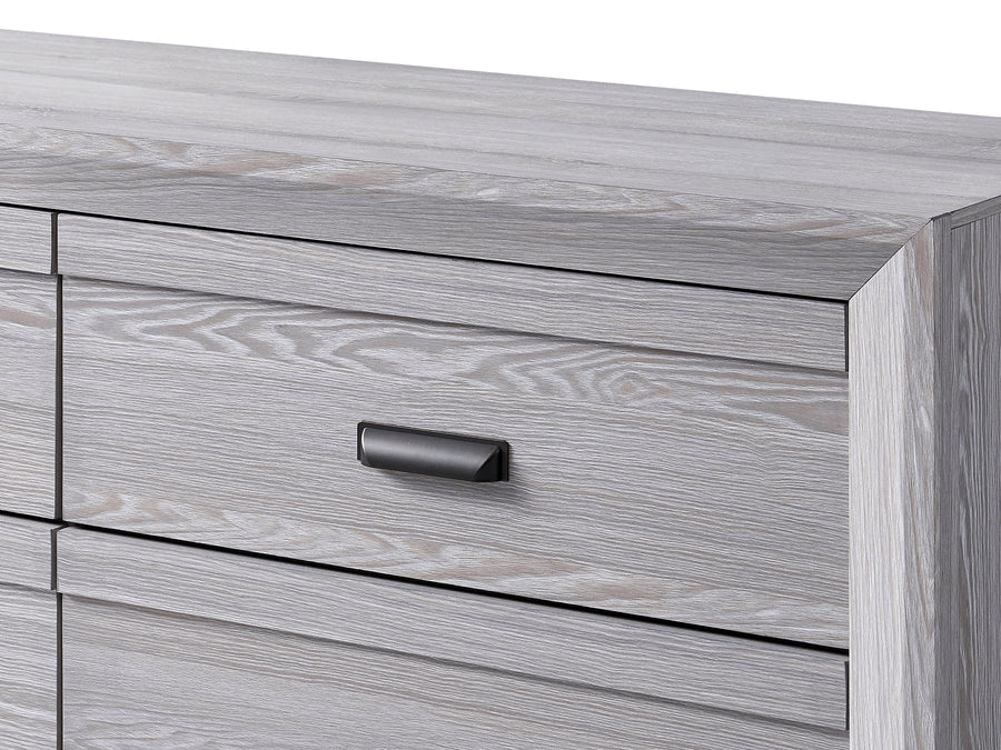 Adelaide Driftwood Upholstered Panel Youth Bedroom Set