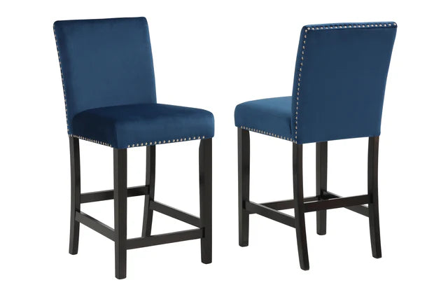 Lennon Blue Round 5-Piece Dining Set