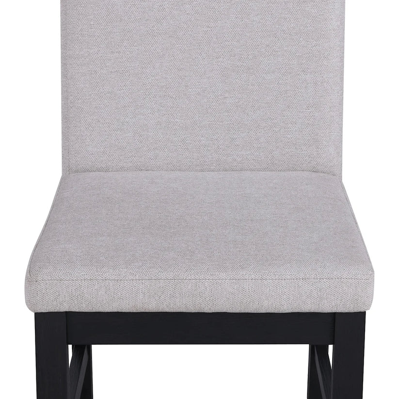 Pelham Black/Gray Dining Chair, Set of 2