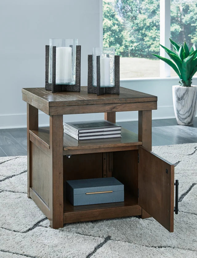 Brown Side End Table