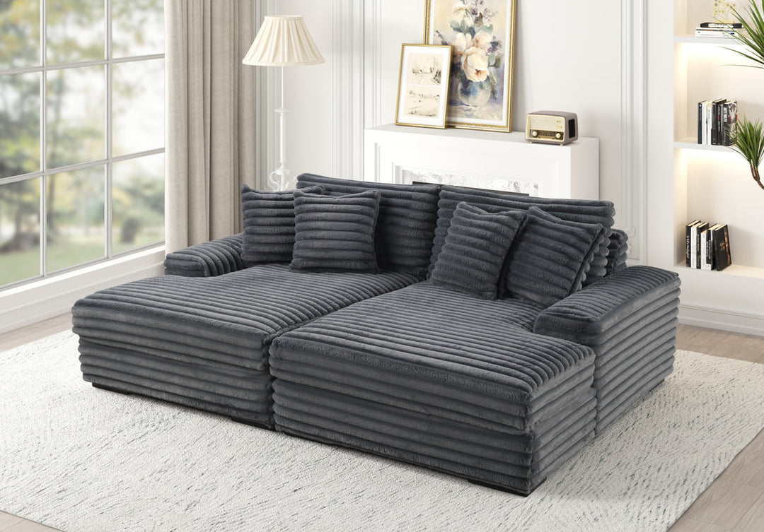 Gray Chaise Lounge