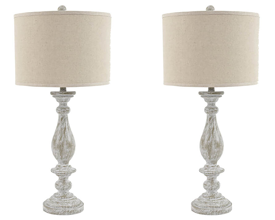 HH L235344 - 2PC Tall Table Lamps