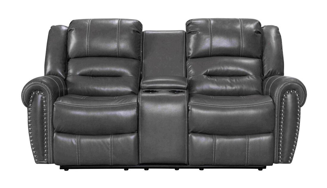 Lexington 3-Piece Gray Reclining Sofa Set