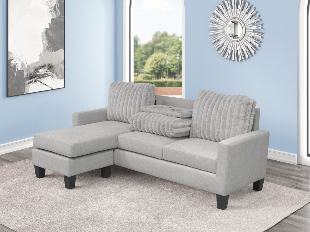 Neymar Gray Reversible Sectional