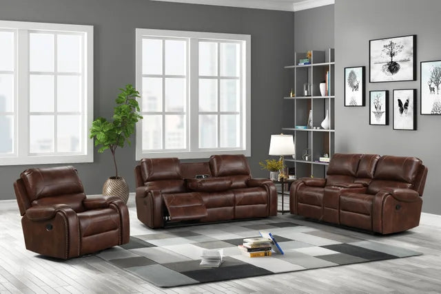 Titan Rust 3-Piece Recliner Set