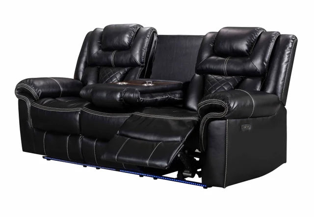 Alexa Black 3-Piece Power Recliner Set