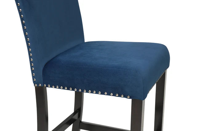 Lennon Blue Counter Height Chair, Set of 2