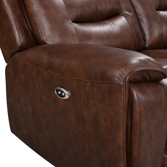 Rosewood Dark Brown 3-Piece Power Recliner Set