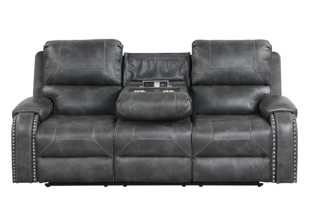 Titan Charcoal 3-Piece Recliner Set