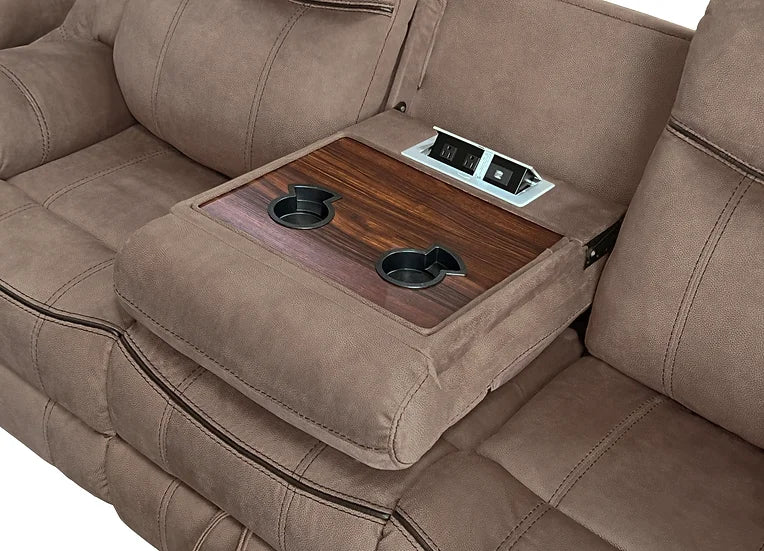 Rio Grande Brown 3-Piece Recliner Set