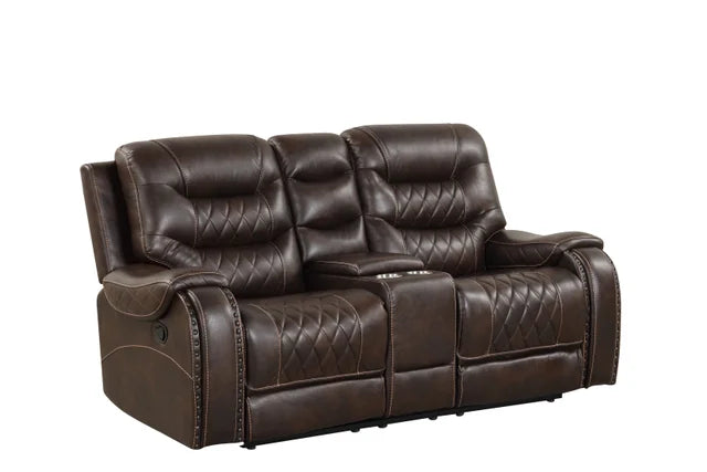 2002 Brown 3-Piece Recliner Set