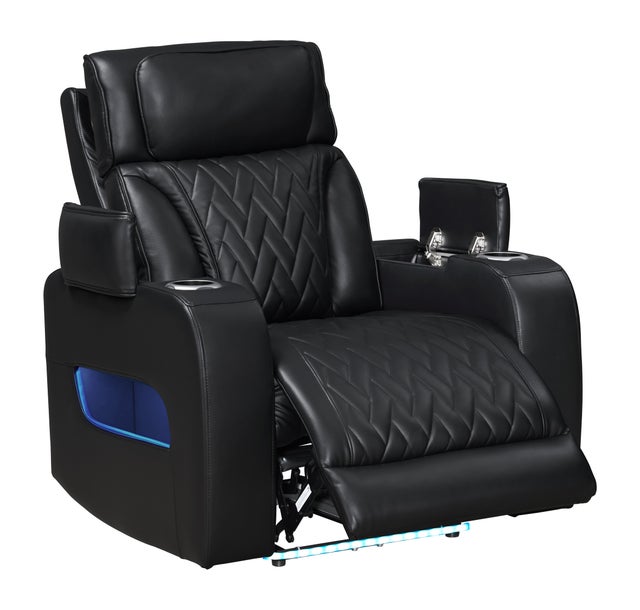 Dubai Black 3-Piece Power Recliner Set