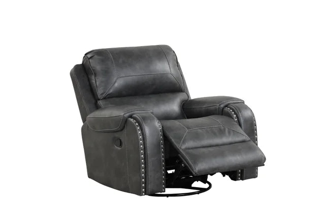 Titan Charcoal 3-Piece Recliner Set