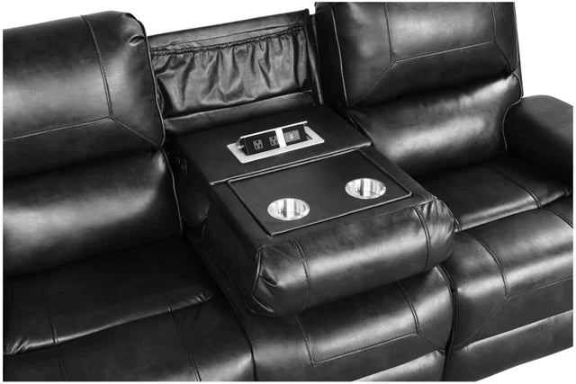 Titan Black 3-Piece Recliner Set